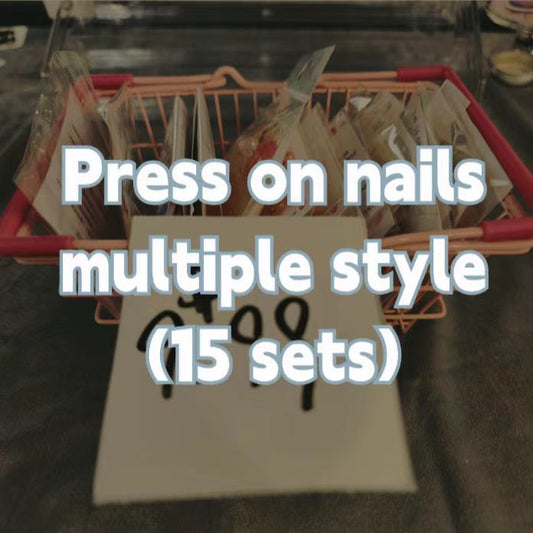 Press on nails 15  sets（open in LIVE）（GYDIY）